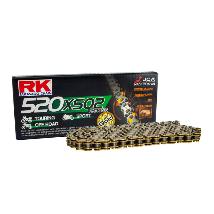 RK 520XSO2 RX-Ring Chain - Gold