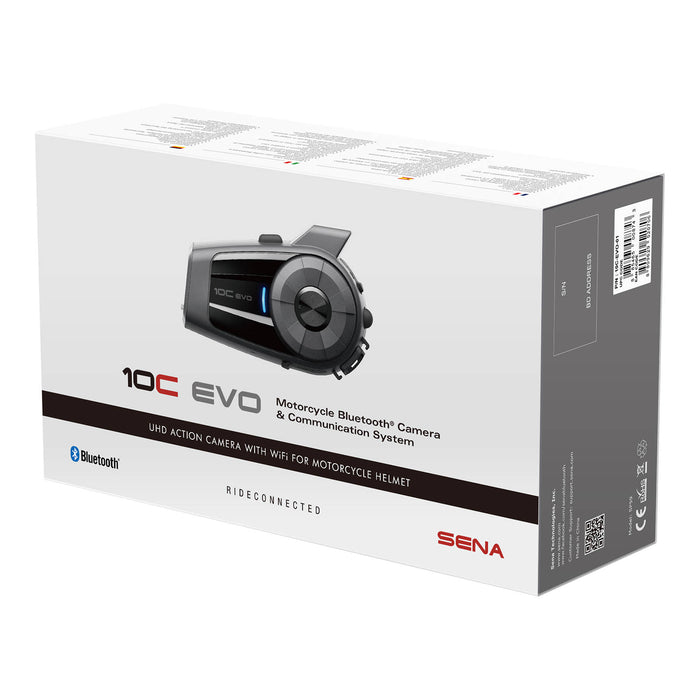 SENA 10C EVO BLUETOOTH CAMERA & COMM SYSTEM W/ HD SPEAKER