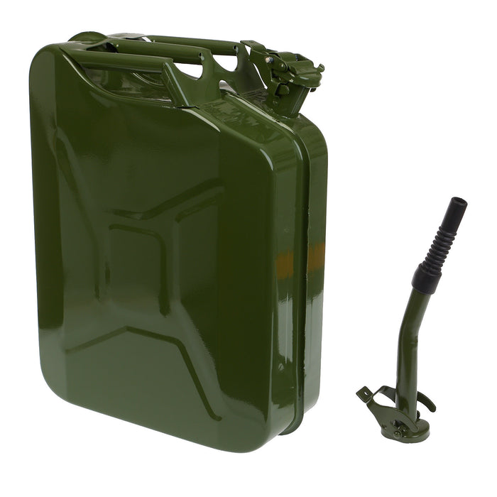 WHITES METAL JERRY CAN 20L WITH FLEX SPOUT