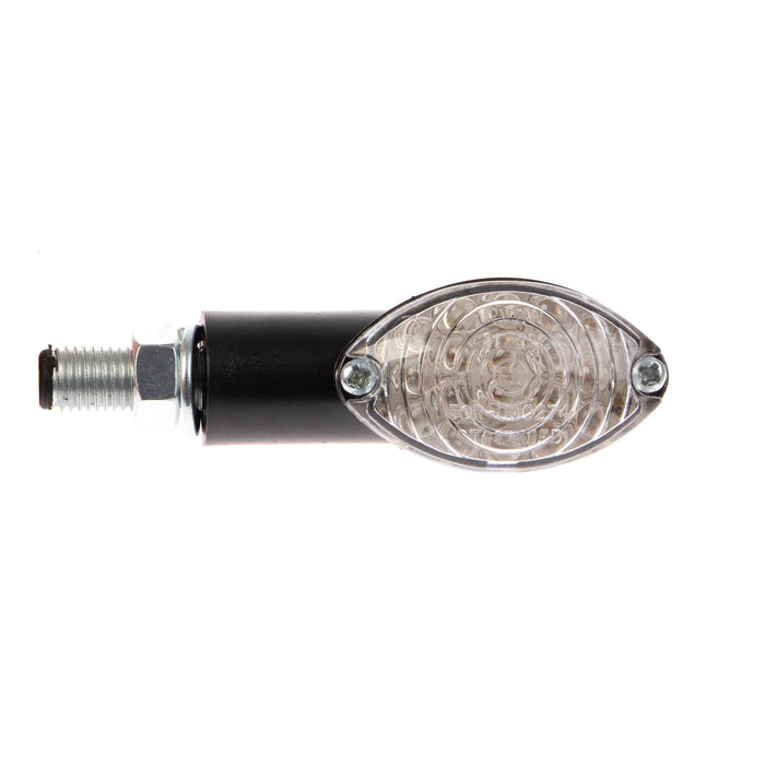 WHITES LED MINI-CATSEYE FLASHER BLACK SHORT STEM