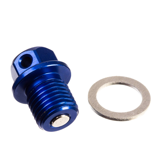 Whites Magnetic Sump Plug M14 x 14 x 1.5 - Blue